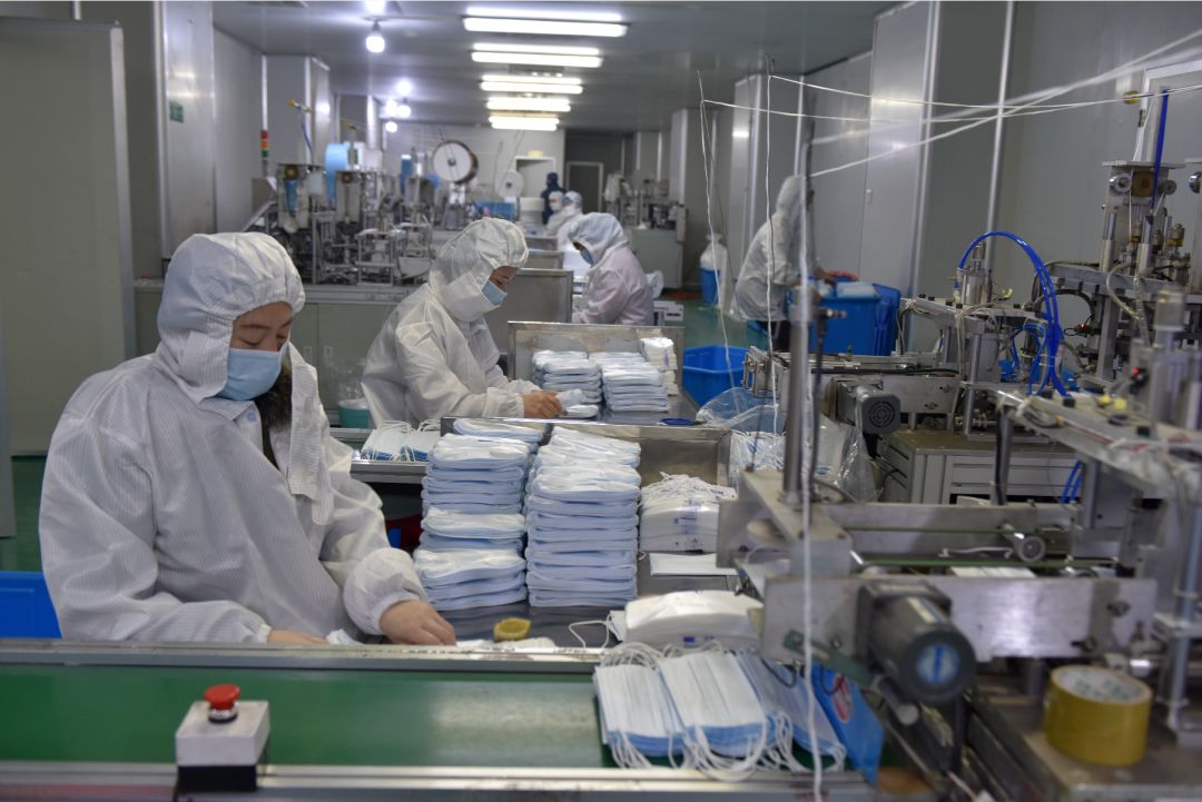日產46萬個!江西南昌進賢19家醫用口罩生產企業已提前恢復生產
